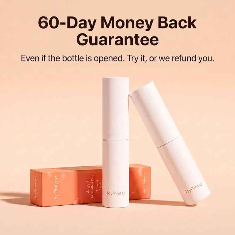 60-day money-back guarantee, even if the bottle is opened